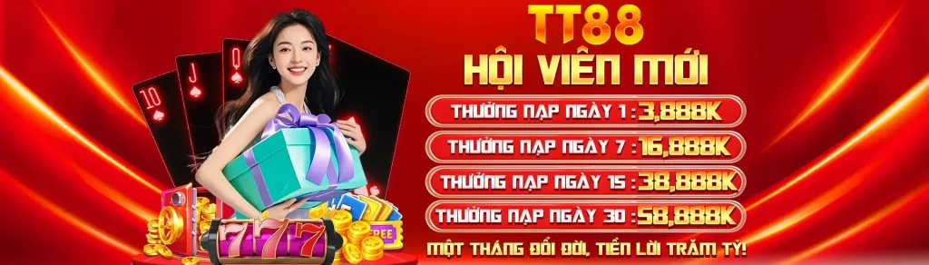 TT88 game thưởng nạp hội viên mới